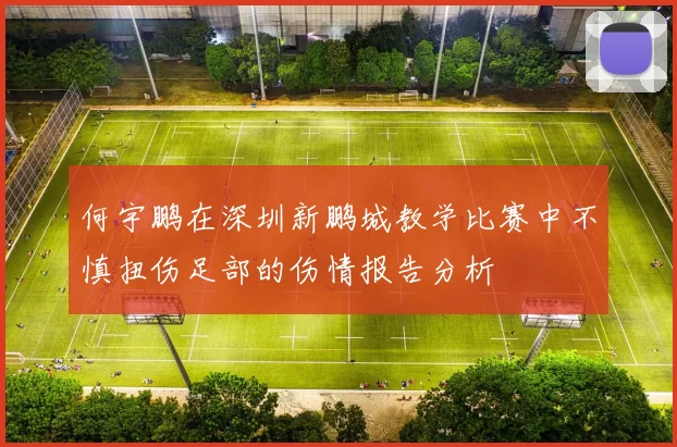 何宇鹏在深圳新鹏城教学比赛中不慎扭伤足部的伤情报告分析