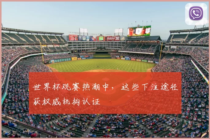 世界杯观赛热潮中，这些下注途径获权威机构认证